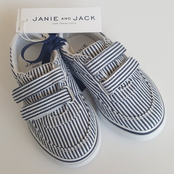 Janie and Jack Seersucker Sneakers - Picture 2 of 9